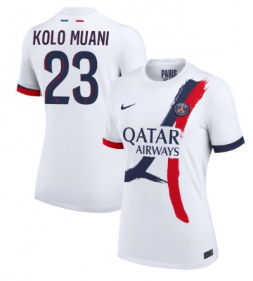 Paris Saint-Germain Randal Kolo Muani #23 Bortatröja Dam 2024-25 Kortärmad